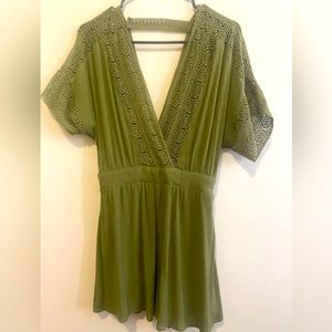 Forever 21 Olive Green Romper size M